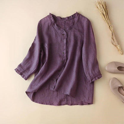 Women's Fashion Versatile Loose Shirt Tops