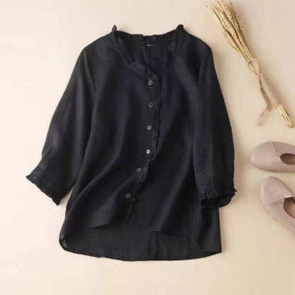 Women's Fashion Versatile Loose Shirt Tops