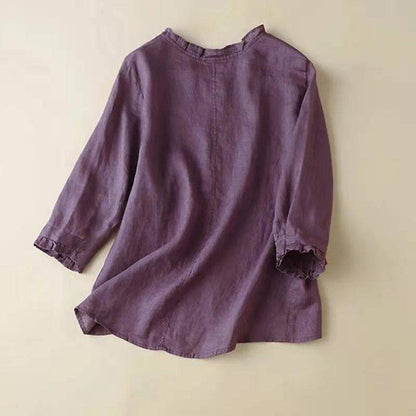 Women's Fashion Versatile Loose Shirt Tops